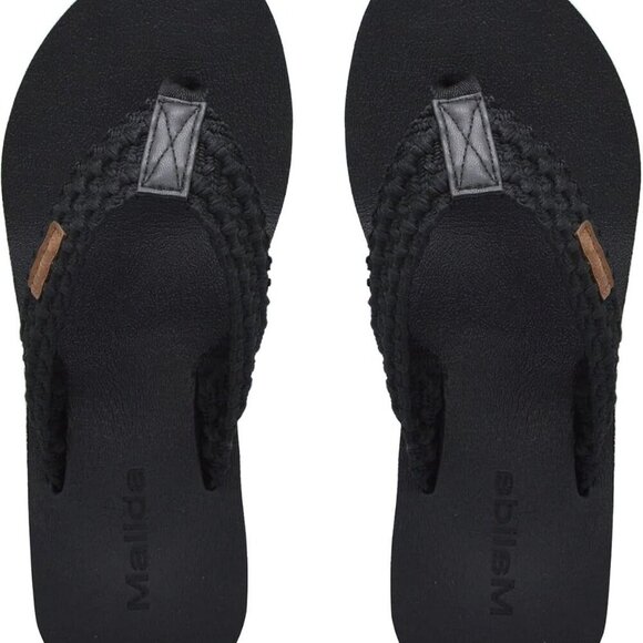 Womens Wedge Flip Flops Rubber Cushion Arch Support Platform Sandals - Picture 5 of 6